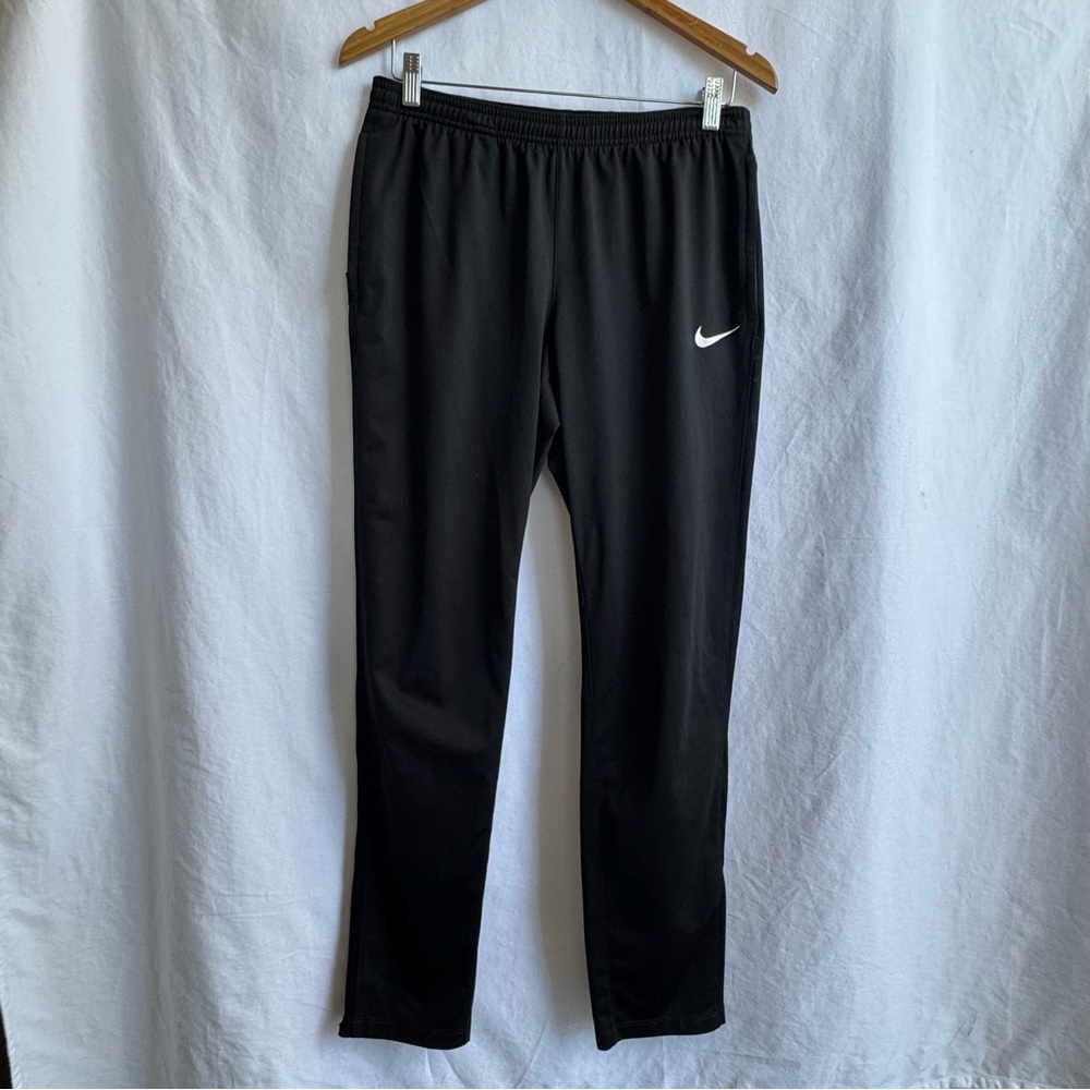 Nike Dry- Fit Women's Pans with Zipper Pockets and Zip Bottom Black M Pre-Owned
